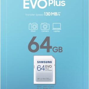Samsung Evo plus 130 Mb/S 64 GB adaptörlü hafıza kartı